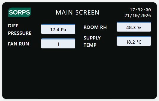 Main screen